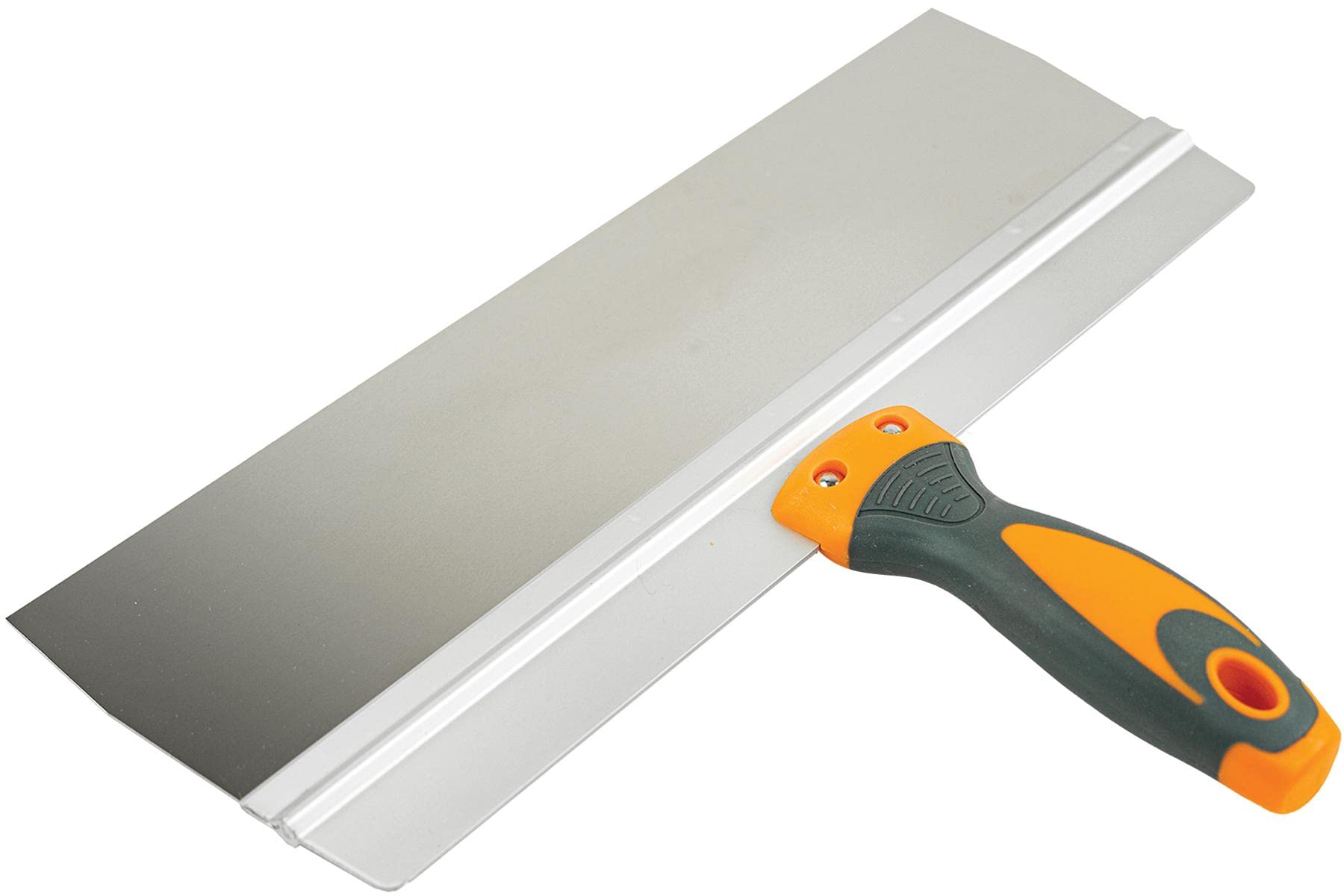 Toolty Stainless Steel Spatula - 350x90mm - Rubber Handle and Aluminum Profile - for Plastering, Finishing, Sand, Cement - Filling, Taping Knife, DIY - TLTY-2025