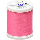 Coats Thread &amp; Zippers Dual Duty XP General Purpose Thread, 125-Yard, Neon Pink