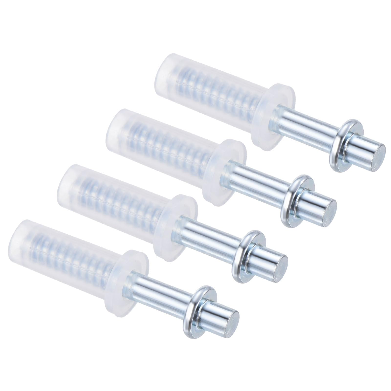 uxcell Bifold Door Hardware, 4-Pack Bi-Fold Door Top Pivot, Bifold Closet Door Hardware Repair Part Kit for Sliding Wardrobe Doors Folding Door, Silver