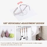 VEGCOO 30Pcs Heavy Duty Wall Hooks 22lb Transparent Adhesive No Drill Kitchen view 4