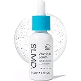 SLMD by Dr. Pimple Popper - Vitamin C Serum - Vitamin C Face Serum & Hyaluronic Acid to Visibly Smooth, Hydrate and Brighten Skin - Minimize Appearance of Fine Lines & Wrinkles - 1 Fl. Oz.