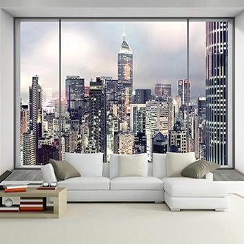Amazon Com Hzddr 3d Window New York City Landscape