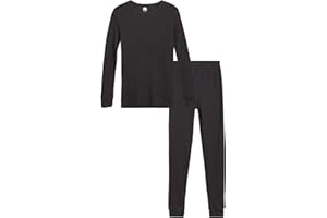 ONLY BOYS’ Thermal Underwear Set – 2 Piece Waffle Knit Top and Long Johns (2T-16)