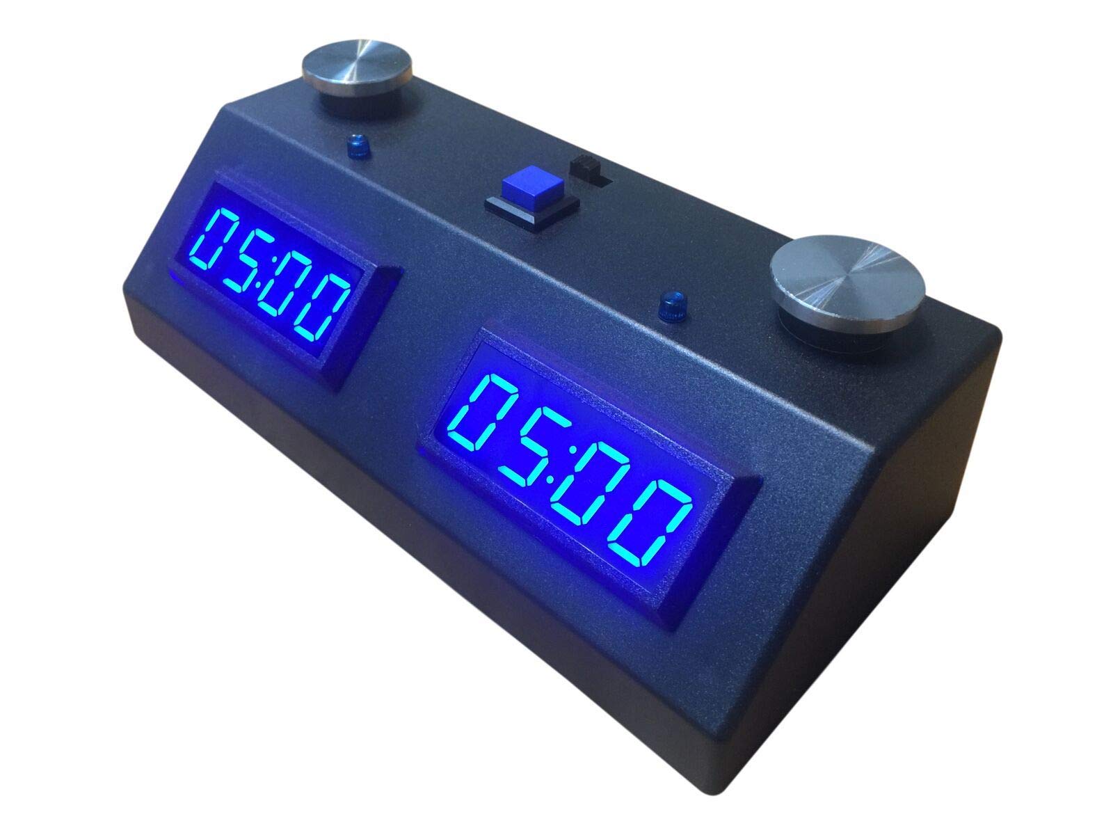 Zmartfun ZMF-II Chess Clock - Black with Blue LED