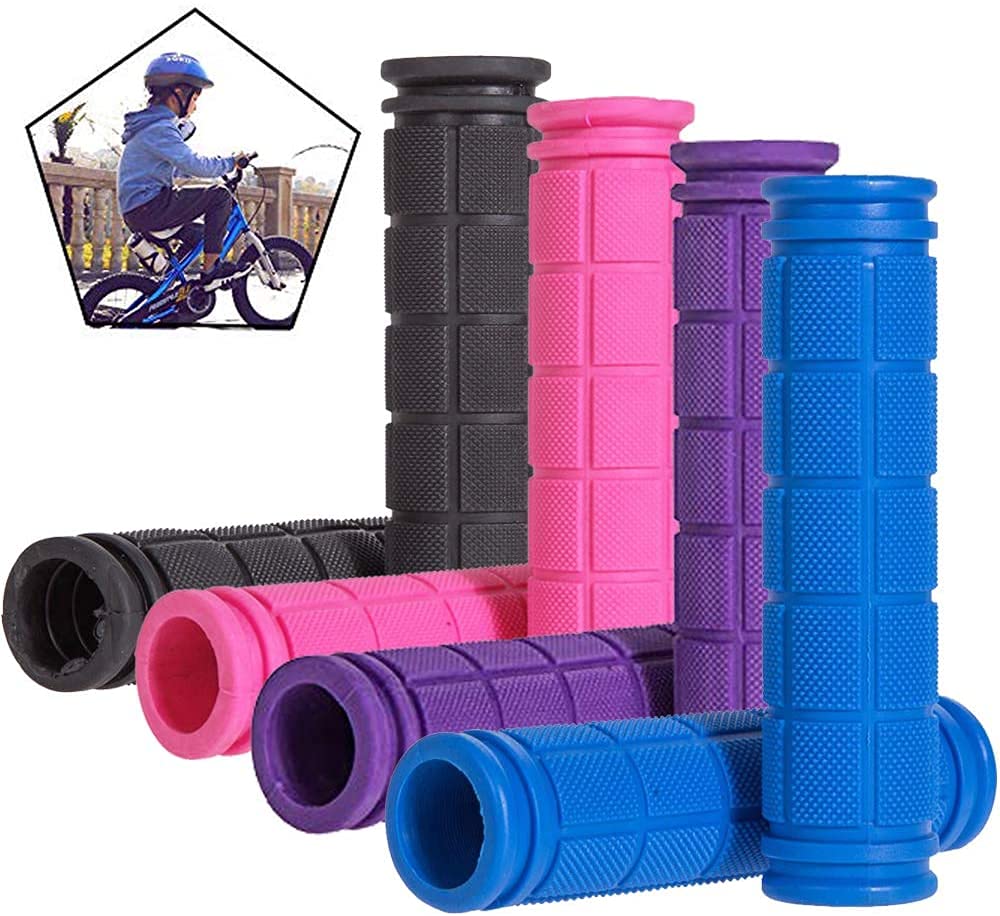 4 Pair Bike Handlebar Grips,Non-Slip Rubber Mushroom Bicycle Grips,Perfect for Scooter Cruiser Seadoo Tricycle Wheel Chair Mountain Road Urban Foldable Bike MTB BMX