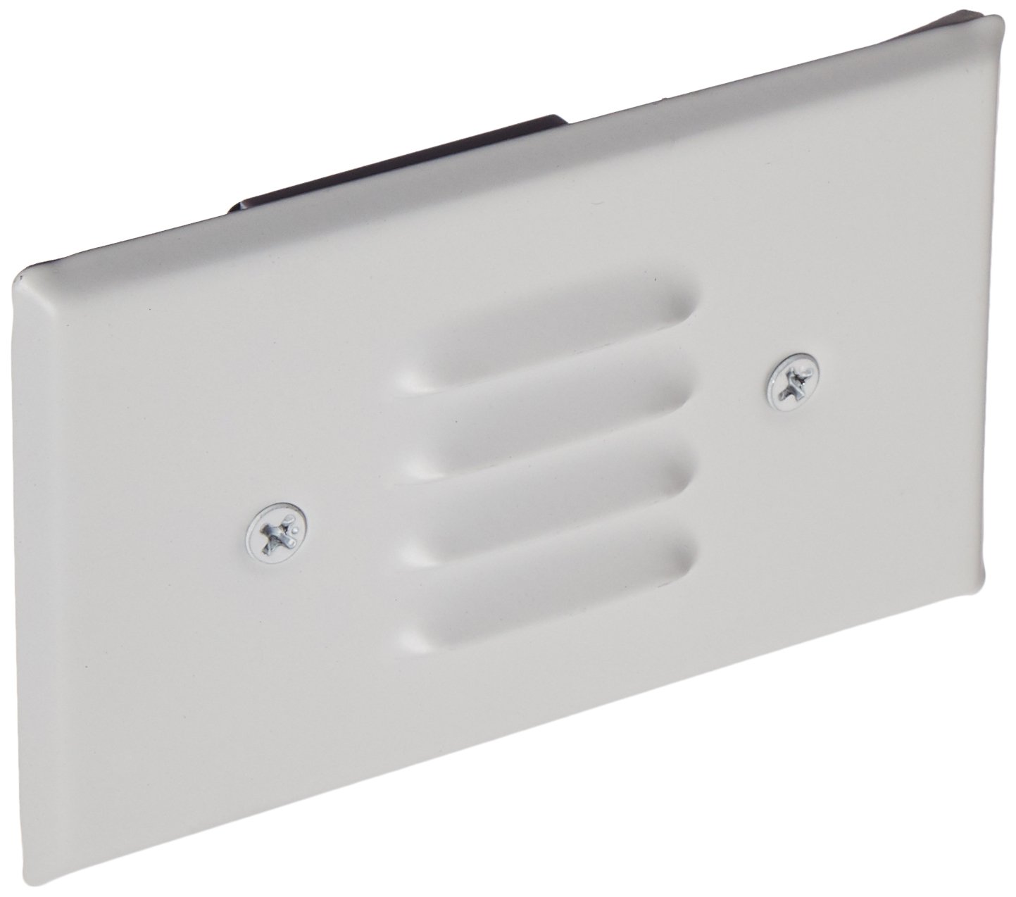 Elco Lighting ELST75B 12V LED Mini Step Light with Louvered Faceplate Industrial