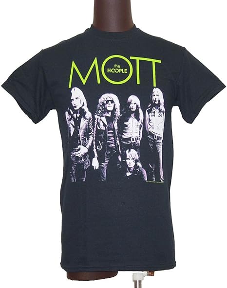 Amazon モットザフープル Mott The Hoople Group オフィシャル Tシャツ Lサイズ Tシャツ カットソー 通販