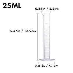 Young4us Measuring Cylinder Set, 4 Sizes Graduated