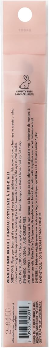 e.l.f. Wing It Liner Brush Curved Eyeliner Brush Easy Control Synthetic view 5