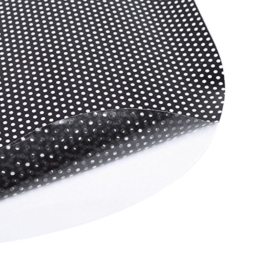 OTGO 2pcs Car Sun Shade UV Electrostatic Stickers Car Sunscreen Window Film, Black,63x43cm - Thumbnail 5