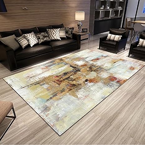 Bagehua Massgeschneiderte Kunst Geometrische Teppich Wohnzimmer