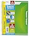 Mead Trapper Keeper Snapper Trapper Spiral Notebook, 3 Subject, Wide Ruled, Green (72712)