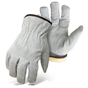 Boss Gloves 7179L Boss Therm Insulated Split Cowhide Leather Driver, Large
