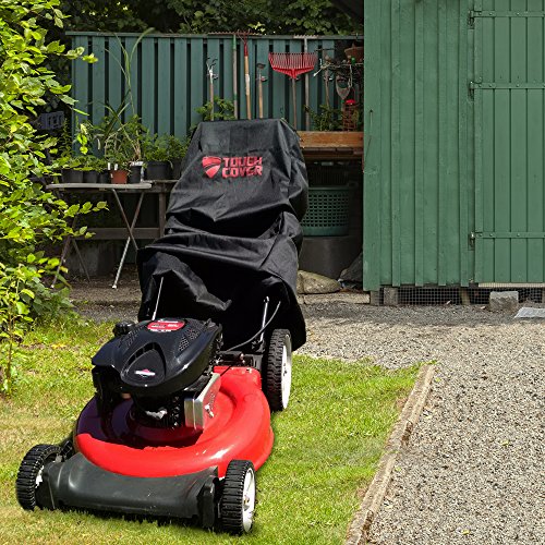 Premium Waterproof Lawn Mower Cover by ToughCover. Heavy Premium Waterproof Lawn Mower Cover by ToughCover. Heavy