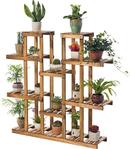 Soporte de exhibición de la planta, Soportes de flores de madera ...