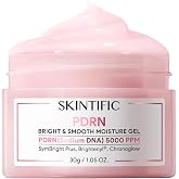 SKINTIFIC PDRN Brightening &amp; Smooth Moisture Gel with 5000 PPM PDRN | Hydrating Gel Cream for Glass Skin, Smooth Texture &amp; Dark Spots, Sensitive Skin Safe,30g/1 FL.OZ