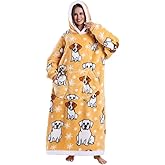 Adults Thick Wearable Blanket Hoodie, Oversized Warm Blanket Sweatshirt Birthday Christmas Mother’s Day Gifts