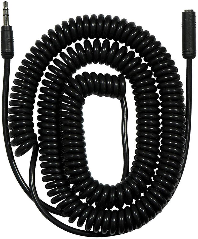 GE Universal Audio Extension Kit, 3.5mm Plugs and Coiled Extension Cable, 18 Feet, for use with Headphones, Stereos, Smartphones, Tablets and Sounds Systems, 33612: Home Audio & Theater