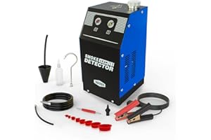 pakowin Automotive Smoke Machine, DC12V EVAP Smoke Machine Leak Detector for All Cars, Auto Fuel Pipe Leak Tester