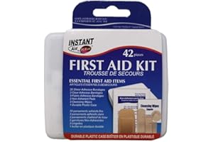 Essential Instant First Aid Kit - 42 Pieces