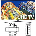 Samsung UN55KU6300 55-Inch Smart 4K UHD HDR LED TV with Slim Wall Mount, 6 Outlet Power Strip and Dual USB Ports