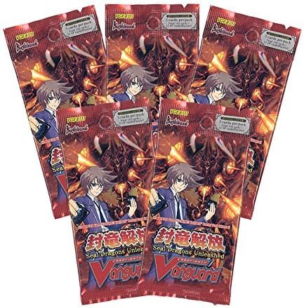 SEALED LOT - CFV Cardfight Vanguard Seal Dragons Unleashed Trading Card Game TCG English VGE-BT11 Booster Packs by CFV Cardfight Vanguard