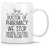 Retreez Funny Mug for Doctor of Pharmacy, Pharmacist - 11 Oz Ceramic Coffee Cup for PharmD Graduate and Pharmacists - Birthday, Holiday And Appreciation Gift for Pharmacy Student, Graduate