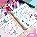 Erin Condren Designer Sticker Bundle - Mega Sticker Bundle Includes Holder with Goal Setting, Colorful Circles and Cute Designs for Planning Activities