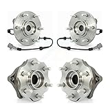 Front Rear Wheel Bearing & Hub Assembly Kit For