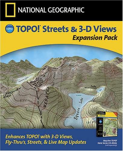 National Geographic TOPO! Expansion Pack U.S. Streets 3D Map CD-ROM (Windows)