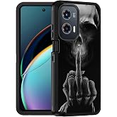 FQTBCEARI Designed for Moto G Stylus 5G 2024 Case, Military Grade Heavy Duty 3-Layer Shockproof Full-Body Protective Cover for Motorola Moto G Stylus 5G 2024, Funny Skeleton Skull