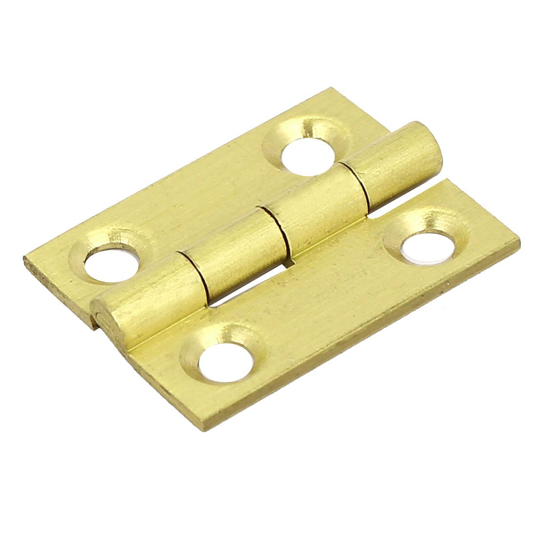Sourcingmap Jewelry Box 25mm 1-inch Length Brass Bearing Butt Door Hinge Gold Tone