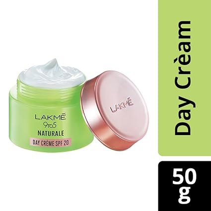 Lakme 9 To 5 Naturale Day Creme Spf 20, Wit Pure Aloe Vera, 50 g