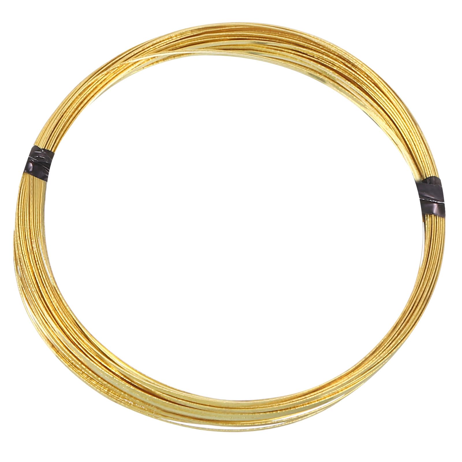 PATIKIL 30Gauge/0.25mm 1mm Width 19.69 Feet Flat Brass Wire for Jewelry Making DIY Earring Wrapping Art Craft Decoration, Brass