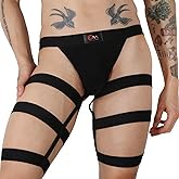 Evankin Men Sexy Thong Hollow Out Underwear G-String Jockstrap Leggings Big Pouch Lingerie
