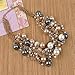 IPINK Fashion Charm Jewelry Pendant Faux Pearl Choker Chunky Statement bib Necklace and Earrings Set