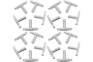 NUOBESTY 20pcs Music Box Winding Keys Set, 18mm Metal Windup Key Replacement for DIY Music Box Repair