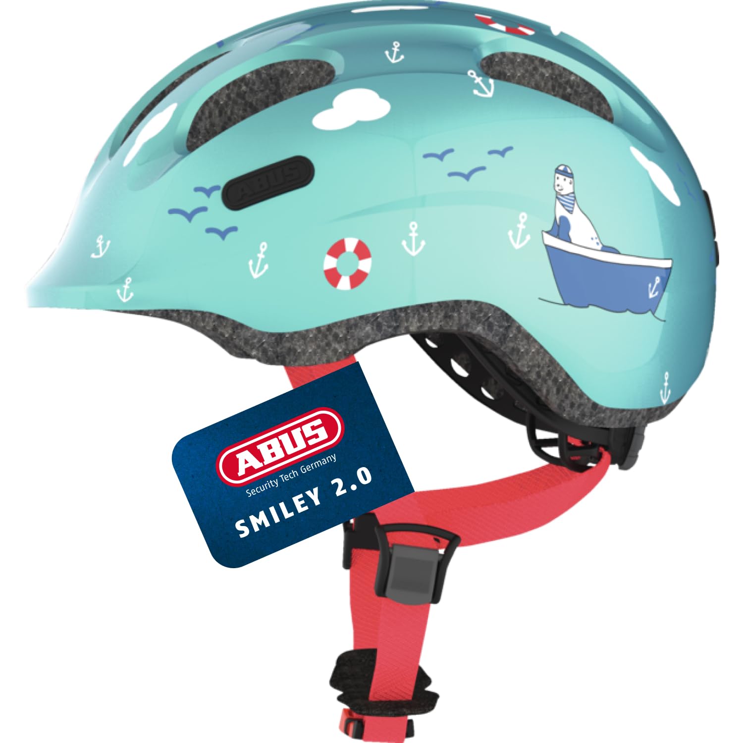 ABUS Smiley 2.0 children's helmet - Robust bike helmet for girls and boys