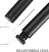 Fulushouxi 4 Pcs Adjustable 15cm Furniture Legs Metal Sofa Feet view 3