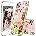 MOSNOVO iPhone 6S Plus Case/iPhone 6 Plus Slim Case, Floral Botany Flower Clear Design Plastic Hard Case with TPU Bumper Gel Protective Back Phone Case Cover for Apple iPhone 6 Plus/iPhone 6S Plus