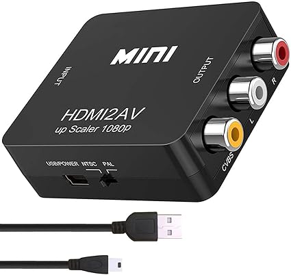 Amazon Co Jp Hdmi To Av 変換コンバーター 日本語取扱説明書付き Hdmi To Rca コンポジット Hdmi Avアダプター ケー ブル付き テレビ Ps3 Ps4 Xbox Pc プレーヤー カーナビ用 変換コンバーター 家電 カメラ
