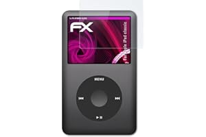 atFoliX Plastic Glass Protective Film compatible with Apple iPod classic Glass Protector, 9H Hybrid-Glass FX Glass Screen Protector of plastic