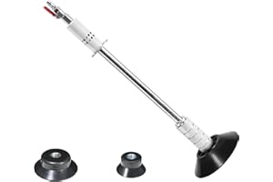 MEFAPE Air Pneumatic Dent Puller, Steel Slide Hammer with 3 Suction Cups 3.2” 4.7” 5.9”, Car Dent Puller Kit, Auto Body Dent Repair Kit, 24.2” Dent Removal Hand Tool
