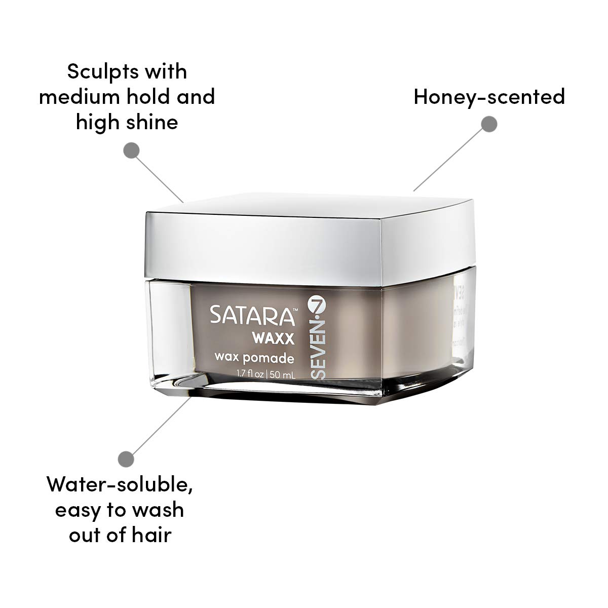Satara Waxx Wax Pomade, 1.7 fl. oz.