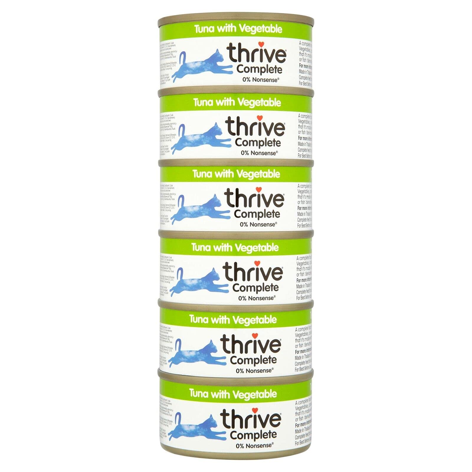 Thrive Cat Food Complete Tuna with Vegetable, Pack of 6