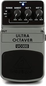 Behringer UO300 Ultra Octaver Stompbox Pedal 3-Mode Octave Shifter Guitar Bass