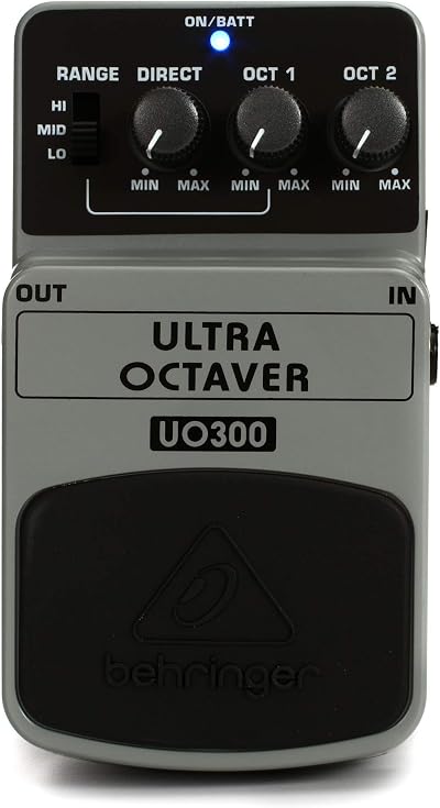 Behringer UO300 Ultra Octaver Stompbox Pedal 3-Mode Octave Shifter Guitar Bass