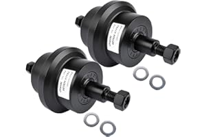 Flynsu 2X Bottom Track Roller 6814882 Replacement for Bobcat 225 231 325 328 331 334 335 430 E26 E32 E37 E42 E50