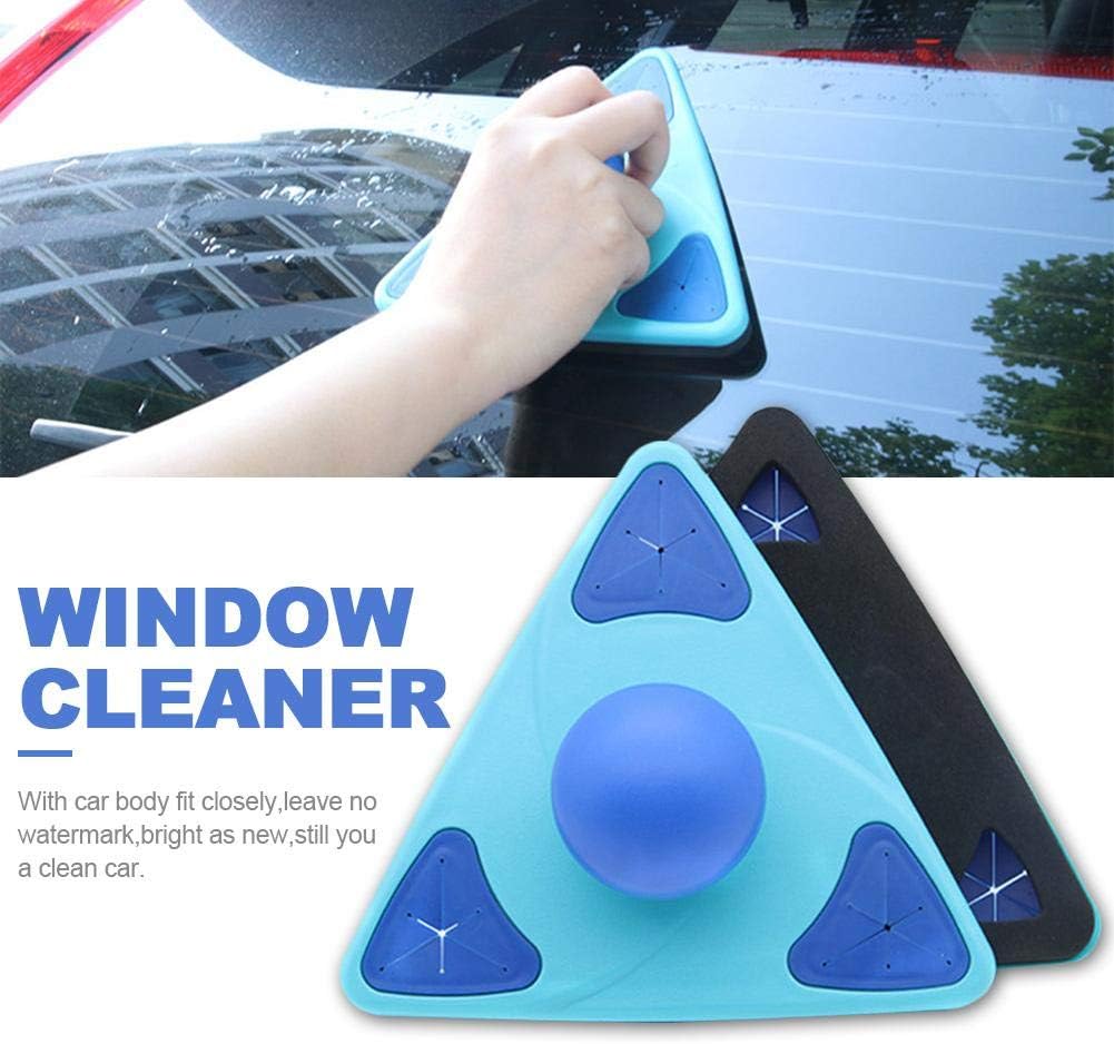 Kapokilly Magnetic Window Cleaner,handheld Window Glass Cleaning Brush Windows Cleaner Glass Surface Brush Double-sided Window Cleaner Household Cleaning Tools 14.2×15.7×6.5cm