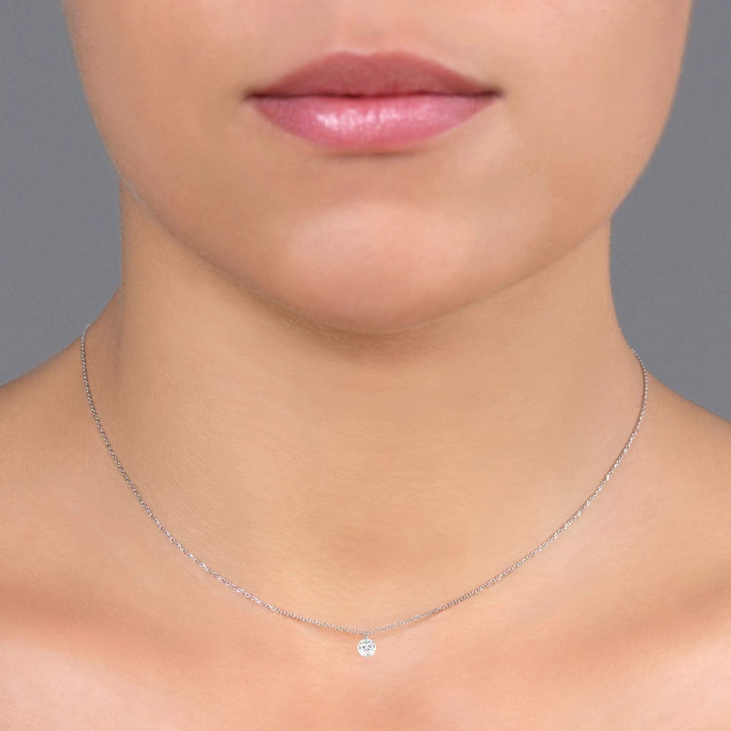 Collier diamant percé Clearance